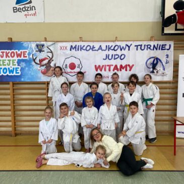 Nasi judocy na zawodach w Będzinie