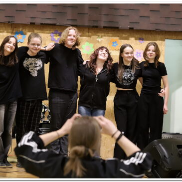 Zespół Rushed wystąpił podczas koncertu w szkole w Jankowicach