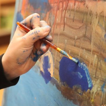 Koło plastyczne dla młodzieży – podsumowanie działalności młodych artystów w I semestrze r.szk. 2025/2026